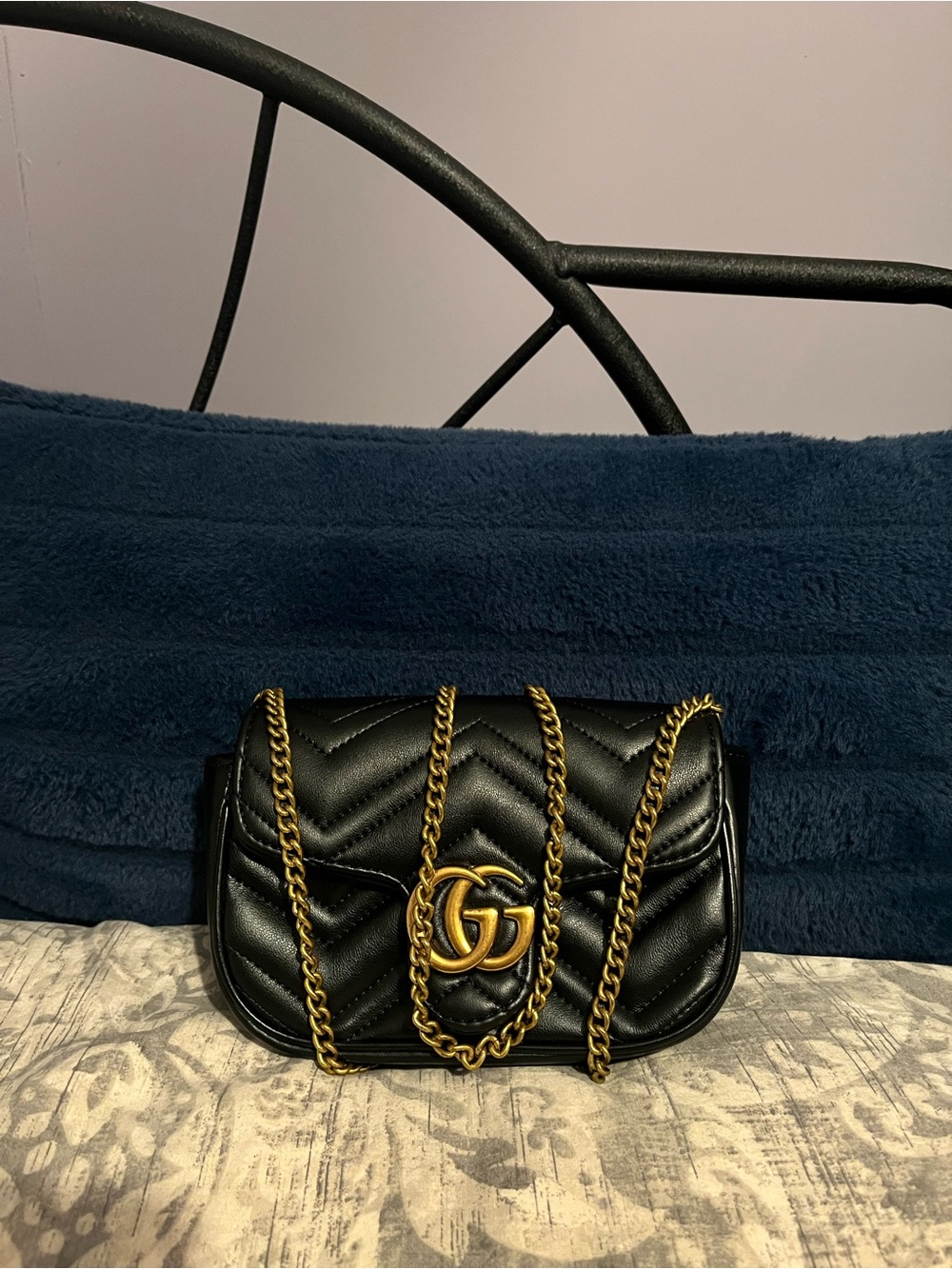 Gucci Marmont Matelassé Mini Crossbody Bag